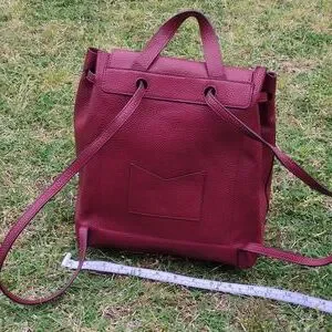 Michael Kors Deep Red/Burgundy Mini Leather Backpack EUC Burgundy michael kors backpack - Gem main image 2